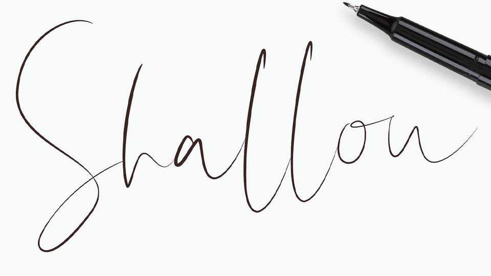 Shallou Script Font › Fontesk