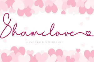 Shamilove Handwritten Font