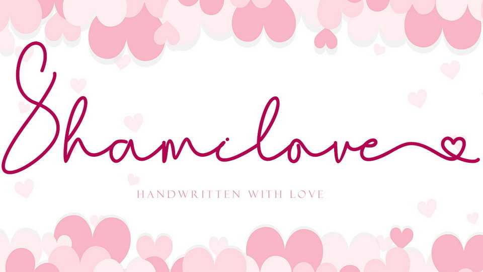 Shamilove Script Font › Fontesk