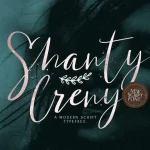 Shanti Creny Script Font