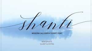 Shanti Script Font › Fontesk