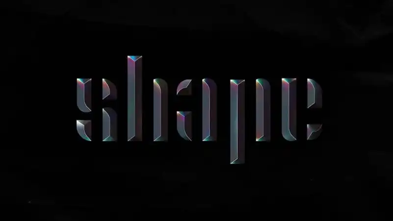 Shape Display Font