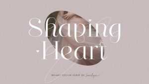 Shaping Heart Font › Fontesk