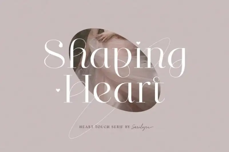 Shaping Heart Serif Font