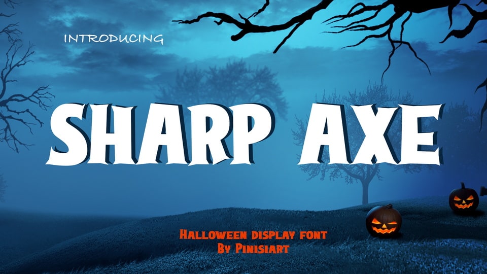 Sharp Axe Font › Fontesk