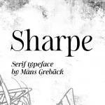 Sharpe Font Family - Fonte Grátis Sharpe Font Family