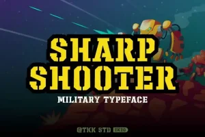 Sharpshooter Display Font