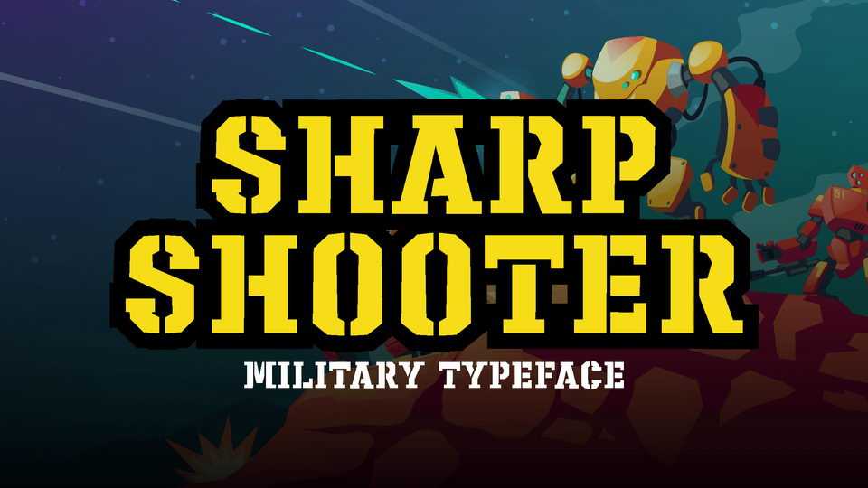 Sharpshooter Font › Fontesk
