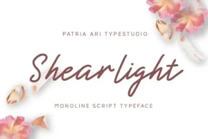 Shearlight Script Font