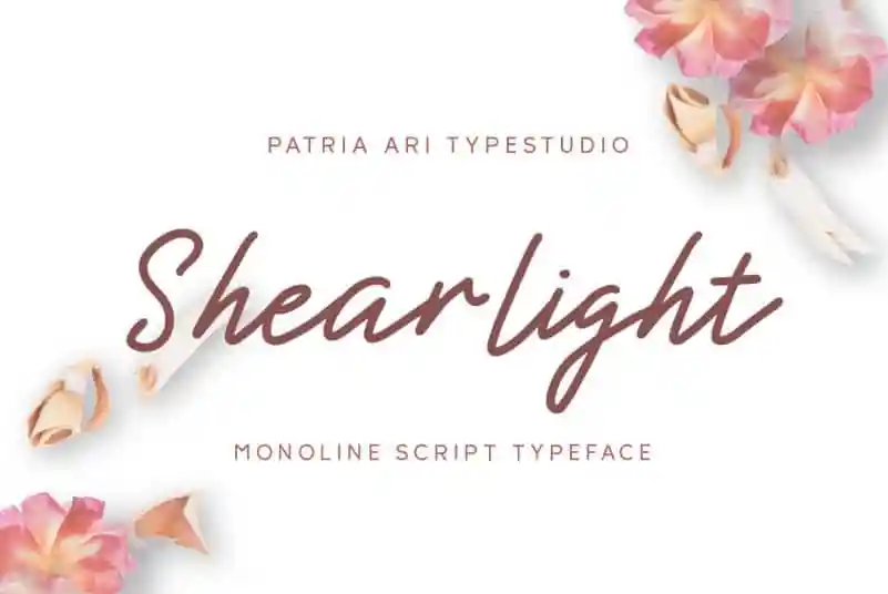 Shearlight Script Font