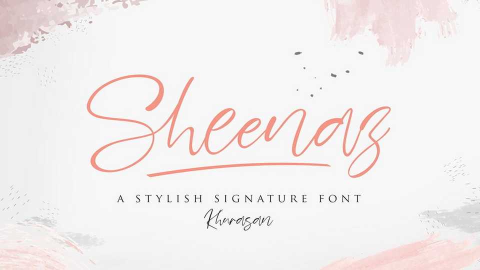 Sheenaz Script Font › Fontesk