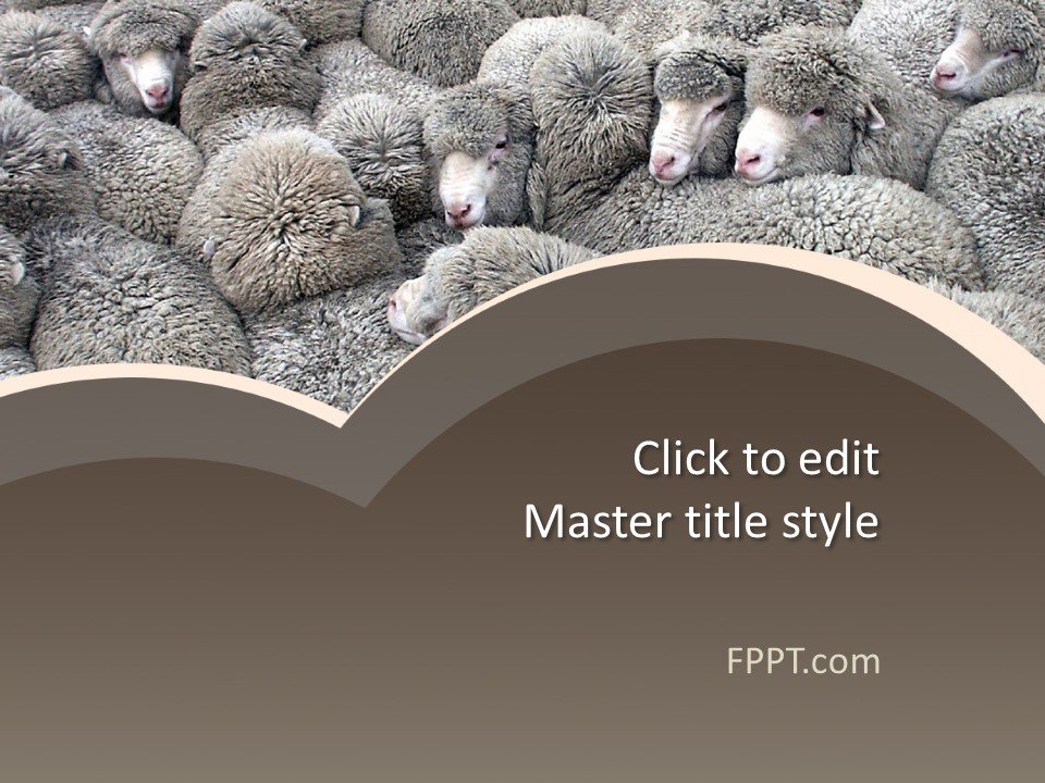 Sheep PowerPoint Template