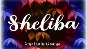Sheliba Script Font › Fontesk