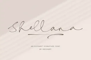 Shellana Script Font