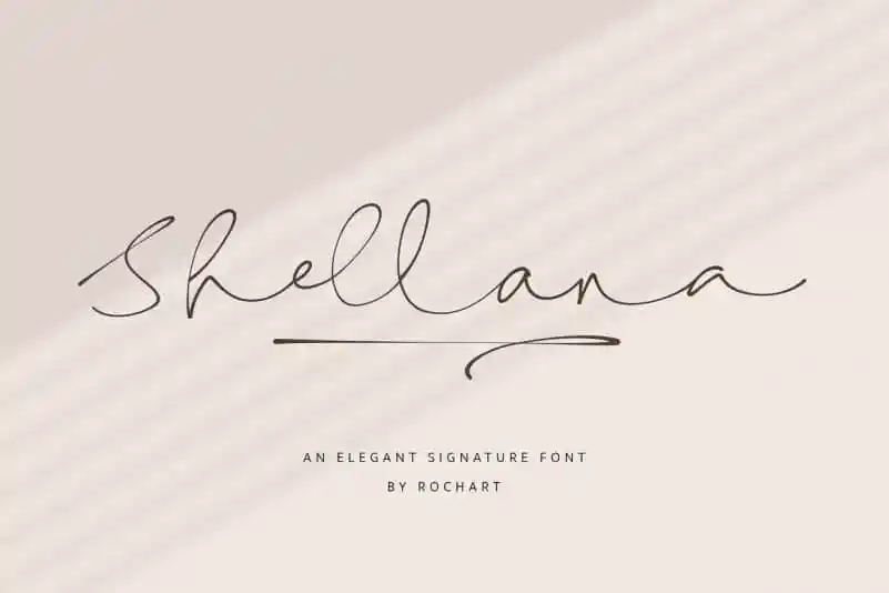 Shellana Script Font