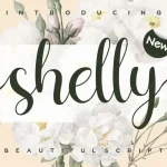 Shelly Calligraphy Font - Fonte Grátis Shelly Calligraphy Font