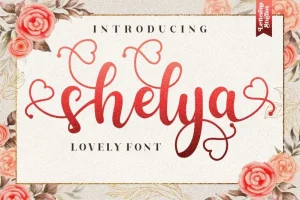 Shelya Calligraphy Font
