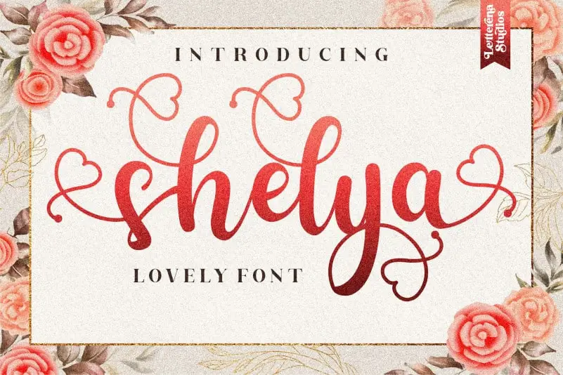 Shelya Calligraphy Font