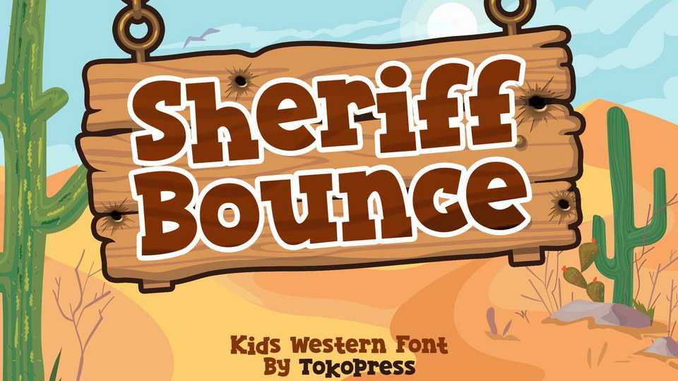 Sheriff Bounce Font › Fontesk