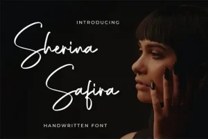 Sherina Safira Handwritten Font
