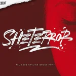 SheTerror Brush Font