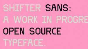 Shifter Sans Font › Fontesk