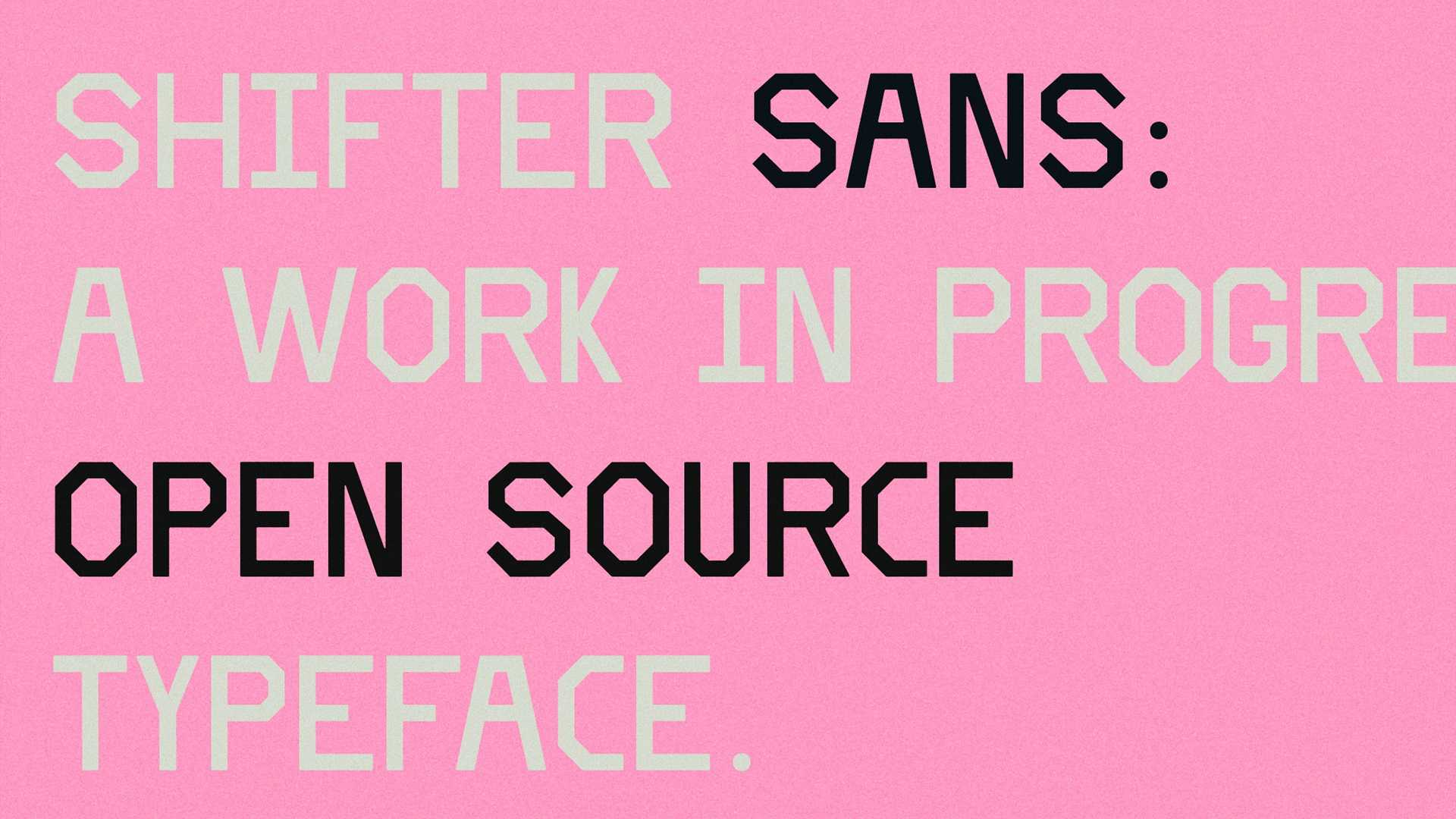 Shifter Sans Font › Fontesk