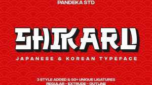 Shikaru Font › Fontesk