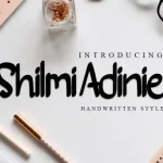 Shilmi Adinie Script Font - Fonte Grátis Shilmi Adinie Script Font