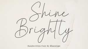 Shine Brightly Font › Fontesk