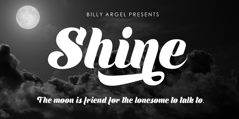 Shine Script Font