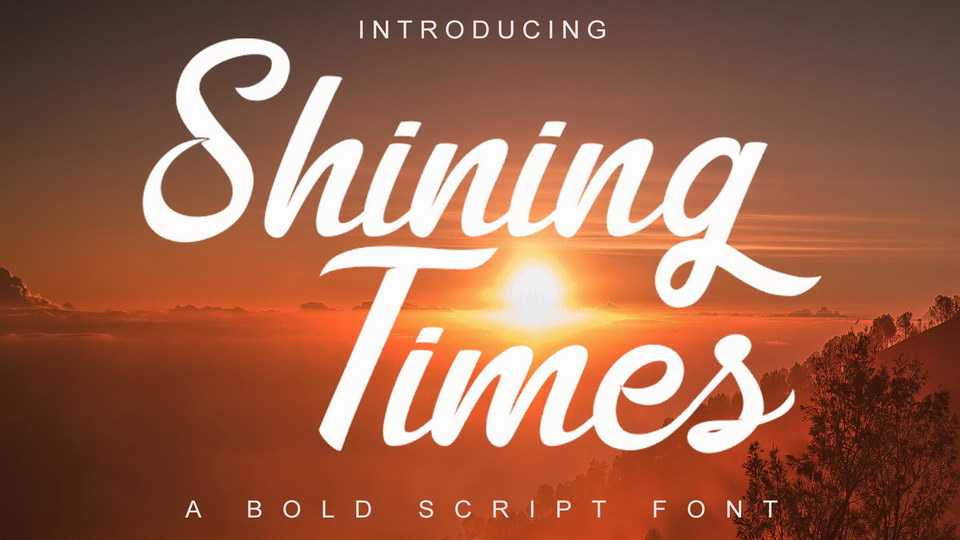 Shining Times Script Font › Fontesk