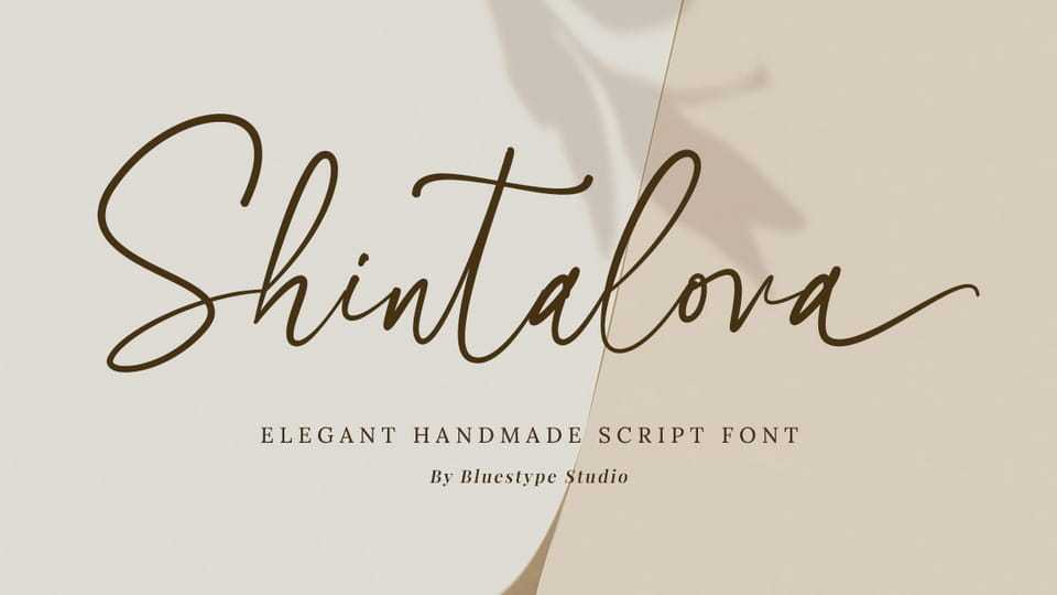 Shintalova Font › Fontesk