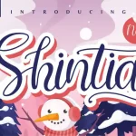 Shintia Script Font - Fonte Grátis Shintia Script Font