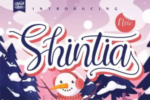 Shintia Script Font