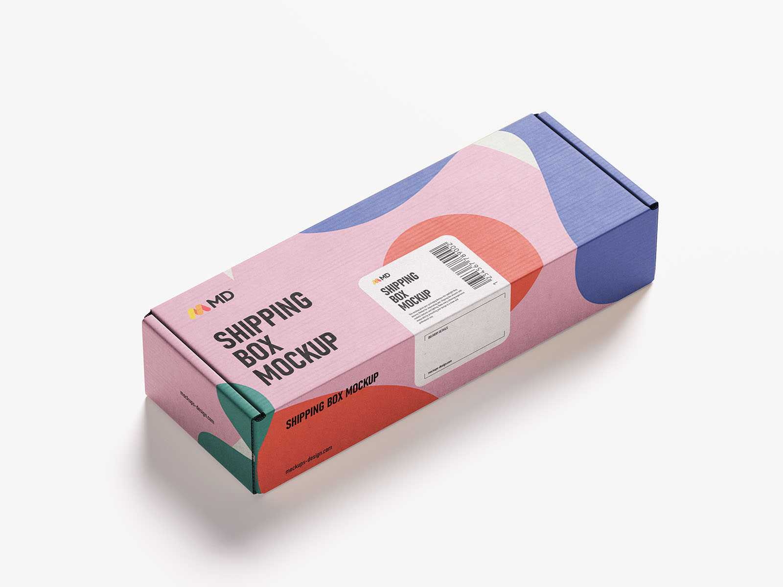 Shipping box mockup