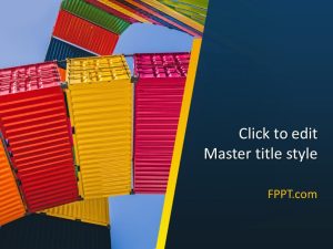 Shipping Containers PowerPoint Template