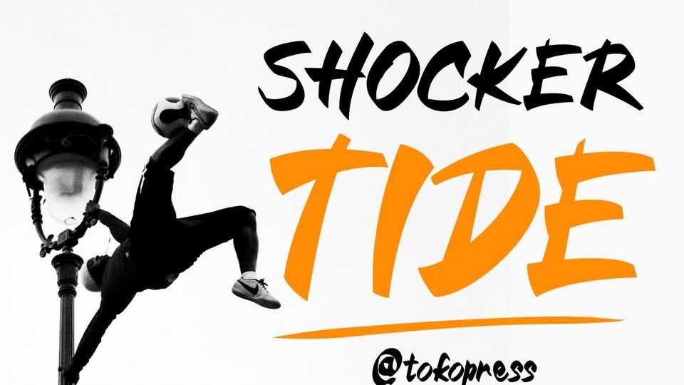 Shocker Tide Font › Fontesk