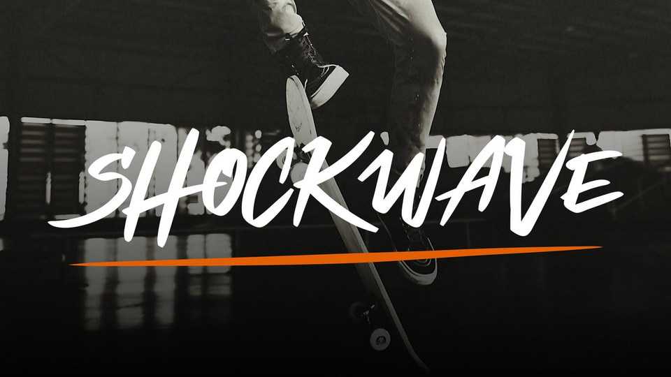 Shockwave Font › Fontesk