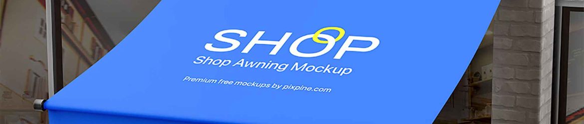 Shop Awning Mockup