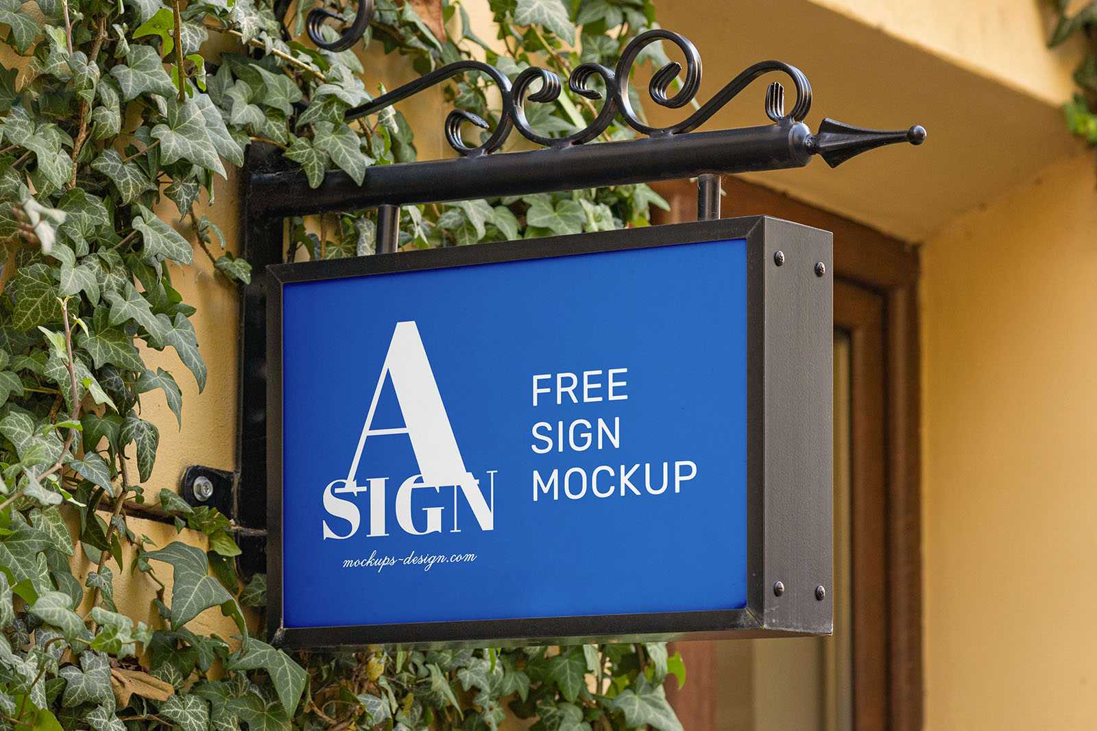 Shop sign mockup - Instant Download