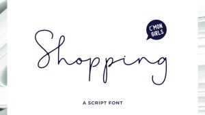 Shopping Script Font › Fontesk