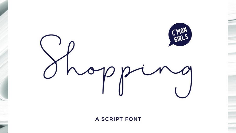 Shopping Script Font › Fontesk