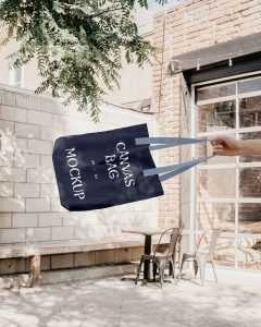 Shopping Tote Bag Mockup