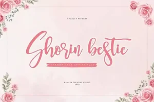 Shorin Bestie Calligraphy Font
