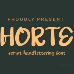 Shorter Bold Script Font
