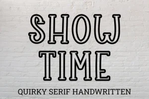 Show Time Font