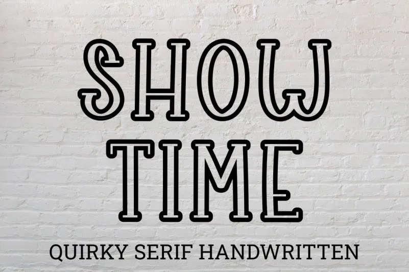 Show Time Font