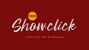 Showclick Font › Fontesk