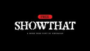 Showthat Font › Fontesk